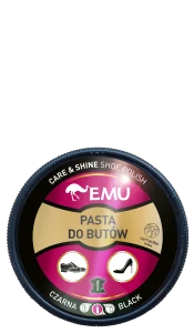 EMU Pasta do butów w puszce - CZARNA - 50 ml