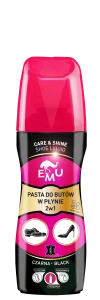 EMU Pasta do butów w płynie 2w1 - CZARNA - 75 ml