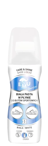 EMU0100 EMU Sport Line - Biała pasta w płynie do butów sportowych.png